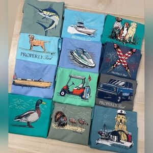 NEW PROPERLY TIED I HAVE  SHIRTS I HAVE BABY AND TODDLERS AND  KIDS YOUTH